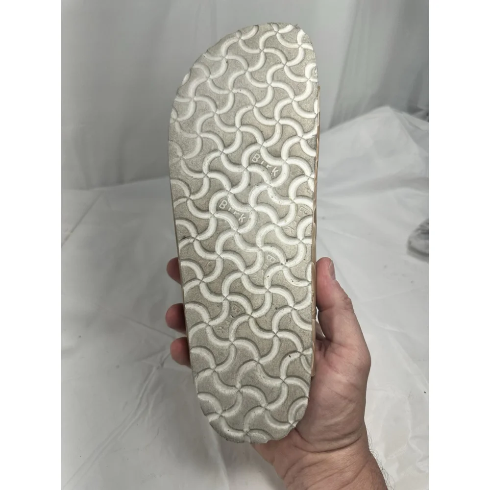 Birkenstock Arizona BiokoFlor Sandal Beige wave size 10 EU size 41 - Picture 7 of 16